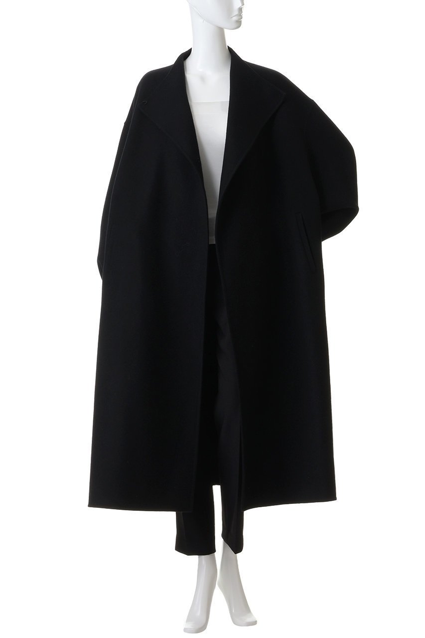 【ハー/HER.】のウールリバードルマンコート 人気、トレンドファッション・服の通販 founy(ファニー) 　ファッション　Fashion　レディースファッション　Fashion for Women　アウター　Coat / Outerwear Collection　コート・ロングコート・ピーコート　Long Coats, Peacoats & More　ダブル　Double, Double-Breasted　ドレープ　Drape, Draping Fabric　ロング　Long, Long-Length　エレガント 上品　Elegant　防寒　Cold Protection, Winter-Ready　other-7|ID: prp329100004695406 ipo3291000000035754020