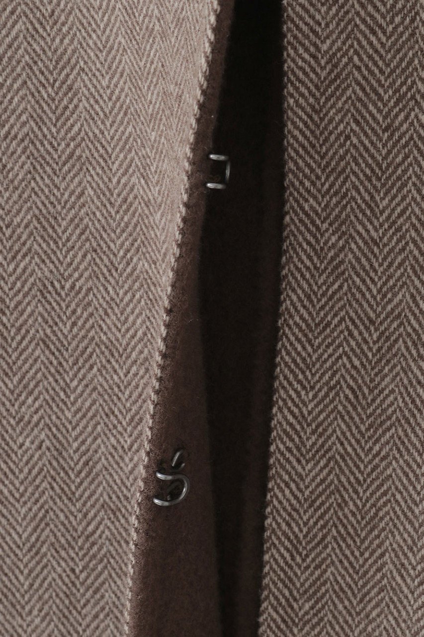 【ハー/HER.】の【9/18 12:00販売開始】へリンボンリバーケープ 人気、トレンドファッション・服の通販 founy(ファニー) 　ファッション　Fashion　レディースファッション　Fashion for Women　アウター　Coat / Outerwear Collection　コート・ロングコート・ピーコート　Long Coats, Peacoats & More　エレガント 上品　Elegant　ショート　Short, Short Length　ドレープ　Drape, Draping Fabric　新作・新入荷　New Arrivals / New In　無地　Plain, Solid Color　other-5|ID: prp329100004695407 ipo3291000000033905906