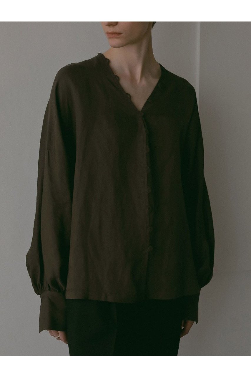 【ハー/HER.】の【9/18 12:00販売開始】ボタンブラウス 人気、トレンドファッション・服の通販 founy(ファニー) 　ファッション　Fashion　レディースファッション　Fashion for Women　トップス・カットソー　Cut & Sew Tops　シャツ・ブラウス・オフィスカジュアル　Elegant Blouses & Button-Ups　おすすめ　Recommended / Our Picks　カットソー　Cut and Sewn Top　スリーブ　Sleeve, Long Sleeve / Short Sleeve　タンク　Tank Top, Sleeveless Top　ツイル　Twist, Twisted Detail　フロント　Front, Front Design　ボトム　Bottoms, Lower Wear　リネン　Linen, Linen Fabric　リラックス　Relax, Relaxed Fit　ロング　Long, Long-Length　新作・新入荷　New Arrivals / New In　羽織　Haori, Light Jacket　other-7|ID: prp329100004695409 ipo3291000000033905927
