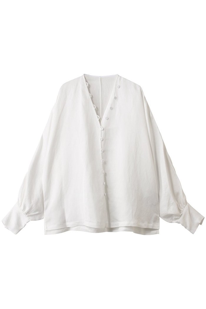 【ハー/HER.】のボタンブラウス インテリア・キッズ・メンズ・レディースファッション・服の通販 founy(ファニー) https://founy.com/ ファッション Fashion レディースファッション Fashion for Women トップス・カットソー Cut & Sew Tops シャツ・ブラウス・オフィスカジュアル Elegant Blouses & Button-Ups おすすめ Recommended / Our Picks カットソー Cut and Sewn Top スリーブ Sleeve, Long Sleeve / Short Sleeve タンク Tank Top, Sleeveless Top ツイル Twist, Twisted Detail フロント Front, Front Design ボトム Bottoms, Lower Wear リネン Linen, Linen Fabric リラックス Relax, Relaxed Fit ロング Long, Long-Length 再入荷 Restock / Back in Stock 羽織 Haori, Light Jacket |ID: prp329100004695409 ipo3291000000036004517
