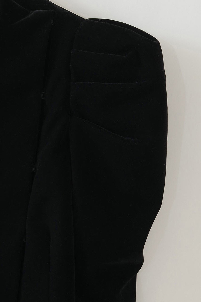 【ハー/HER.】の【9/18 12:00販売開始】ベロアパワーショルダー 人気、トレンドファッション・服の通販 founy(ファニー) 　ファッション　Fashion　レディースファッション　Fashion for Women　トップス・カットソー　Cut & Sew Tops　シャツ・ブラウス・オフィスカジュアル　Elegant Blouses & Button-Ups　ロングTシャツ・Tシャツ　Longline T-Shirts & Tees　カットソー・ベーシックTシャツ　Cut-and-Sewn Tops / Stretch Tees & Basics　ベロアトップス　Velour Tops / Velvet-Look Items　おすすめ　Recommended / Our Picks　コンパクト　Compact, Small Size　ショルダー　Shoulder, Shoulder Strap　ジャケット　Jacket, Outerwear　スリーブ　Sleeve, Long Sleeve / Short Sleeve　デニム　Denim, Jeans Material　ベロア　Velour, Soft Velvet　ボトム　Bottoms, Lower Wear　ロング　Long, Long-Length　新作・新入荷　New Arrivals / New In　other-3|ID: prp329100004695411 ipo3291000000033905942