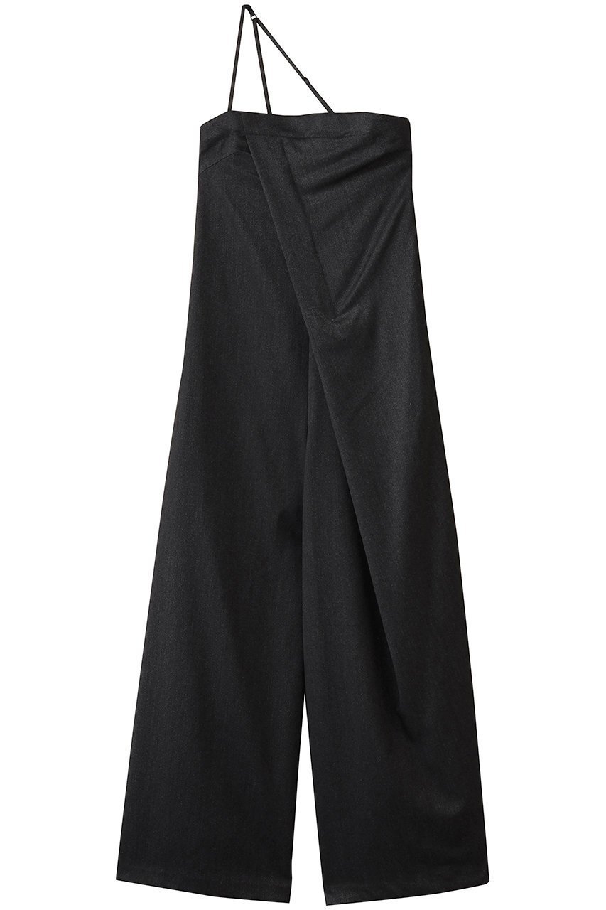 【スタニングルアー/STUNNING LURE】のベアオールインワン インテリア・キッズ・メンズ・レディースファッション・服の通販 founy(ファニー) 　ファッション　Fashion　レディースファッション　Fashion for Women　パンツ　Pants & Trousers　ギャザー　Gathered, Ruffled　ラップ　Wrap, Wrap Design　チャコールグレー|ID: prp329100004695416 ipo3291000000035420166