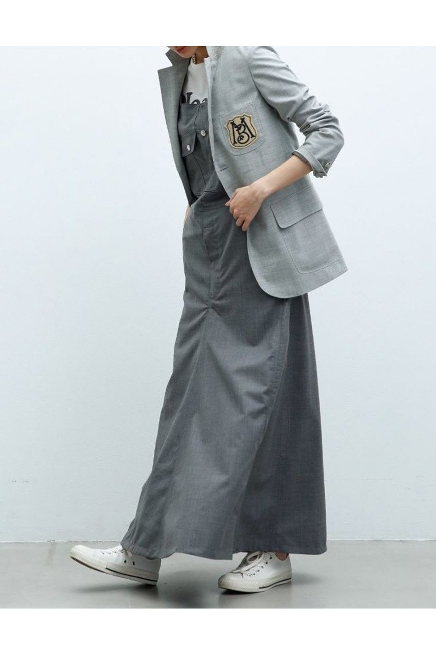 【マディソンブルー/MADISONBLUE】のJUMPER MAXI SK WOOL マキシジャンパースカート 人気、トレンドファッション・服の通販 founy(ファニー) 　ファッション　Fashion　レディースファッション　Fashion for Women　スカート　Skirts　ワンピース　Dresses　エレガント 上品　Elegant　サロペット　Overalls, Salopette　チュニック　Tunic, Long Top　フレア　Flare, Flared　マキシ　Maxi, Full Length　ロング　Long, Long-Length　新作・新入荷　New Arrivals / New In　other-7|ID: prp329100004695424 ipo3291000000033906053