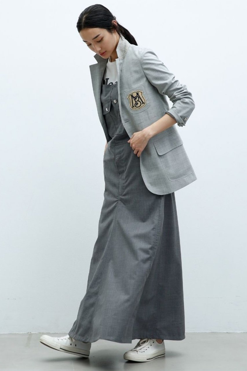 【マディソンブルー/MADISONBLUE】のJUMPER MAXI SK WOOL マキシジャンパースカート 人気、トレンドファッション・服の通販 founy(ファニー) 　ファッション　Fashion　レディースファッション　Fashion for Women　スカート　Skirts　ワンピース　Dresses　エレガント 上品　Elegant　サロペット　Overalls, Salopette　チュニック　Tunic, Long Top　フレア　Flare, Flared　マキシ　Maxi, Full Length　ロング　Long, Long-Length　other-7|ID: prp329100004695424 ipo3291000000035970074