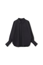 【アンクレイヴ/uncrave】のウォッシャブルウールライクツイル ドルマンシャツ ダークネイビー|ID:prp329100004696697