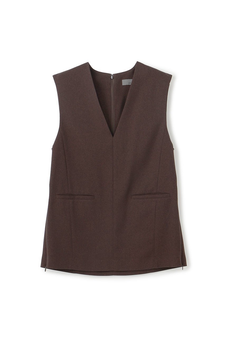 【アンクレイヴ/uncrave】のウォッシャブルウールライクツイル ジレ 人気、トレンドファッション・服の通販 founy(ファニー) 　ファッション　Fashion　レディースファッション　Fashion for Women　アウター　Coat / Outerwear Collection　レディースジャケット・軽アウター　Jackets　シェイプ　Shape, Slim Fit　シャンブレー　Chambray, Denim-Like Fabric　ジャケット　Jacket, Outerwear　スリット　Slit, Slit Detail　ツイル　Twist, Twisted Detail　ベスト　Vest, Waistcoat　レギュラー　Regular, Standard Fit　定番　Standard, Basic Item　新作・新入荷　New Arrivals / New In　 other-1|ID: prp329100004696698 ipo3291000000033916955