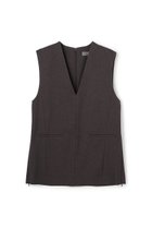 【アンクレイヴ/uncrave】のウォッシャブルウールライクツイル ジレ 【WEB限定】グレーブラウン|ID: prp329100004696698 ipo3291000000033916957