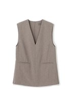 【アンクレイヴ/uncrave】のウォッシャブルウールライクツイル ジレ シャンブレーチャコール|ID: prp329100004696698 ipo3291000000033916958