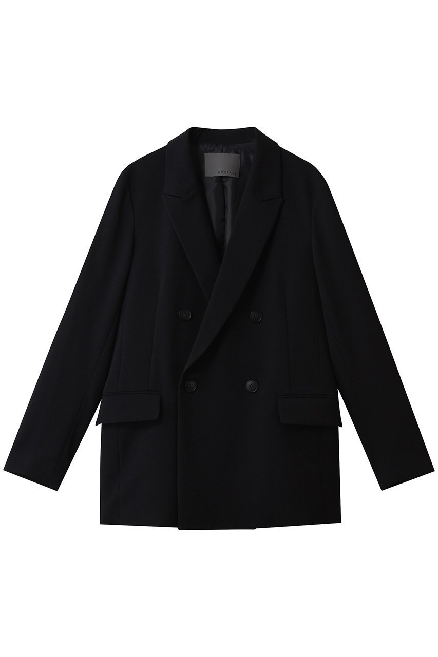 【アンクレイヴ/uncrave】のウォッシャブルウールライクツイル ジャケット インテリア・キッズ・メンズ・レディースファッション・服の通販 founy(ファニー) 　ファッション　Fashion　レディースファッション　Fashion for Women　アウター　Coat / Outerwear Collection　レディースジャケット・軽アウター　Jackets　おすすめ　Recommended / Our Picks　シャンブレー　Chambray, Denim-Like Fabric　ジャケット　Jacket, Outerwear　セットアップ　Set-Up, Coordinated Outfit　ダブル　Double, Double-Breasted　ツイル　Twist, Twisted Detail　バランス　Balance, Style Balance　レギュラー　Regular, Standard Fit　ワイド　Wide, Wide Fit　ダークネイビー|ID: prp329100004696699 ipo3291000000035668684