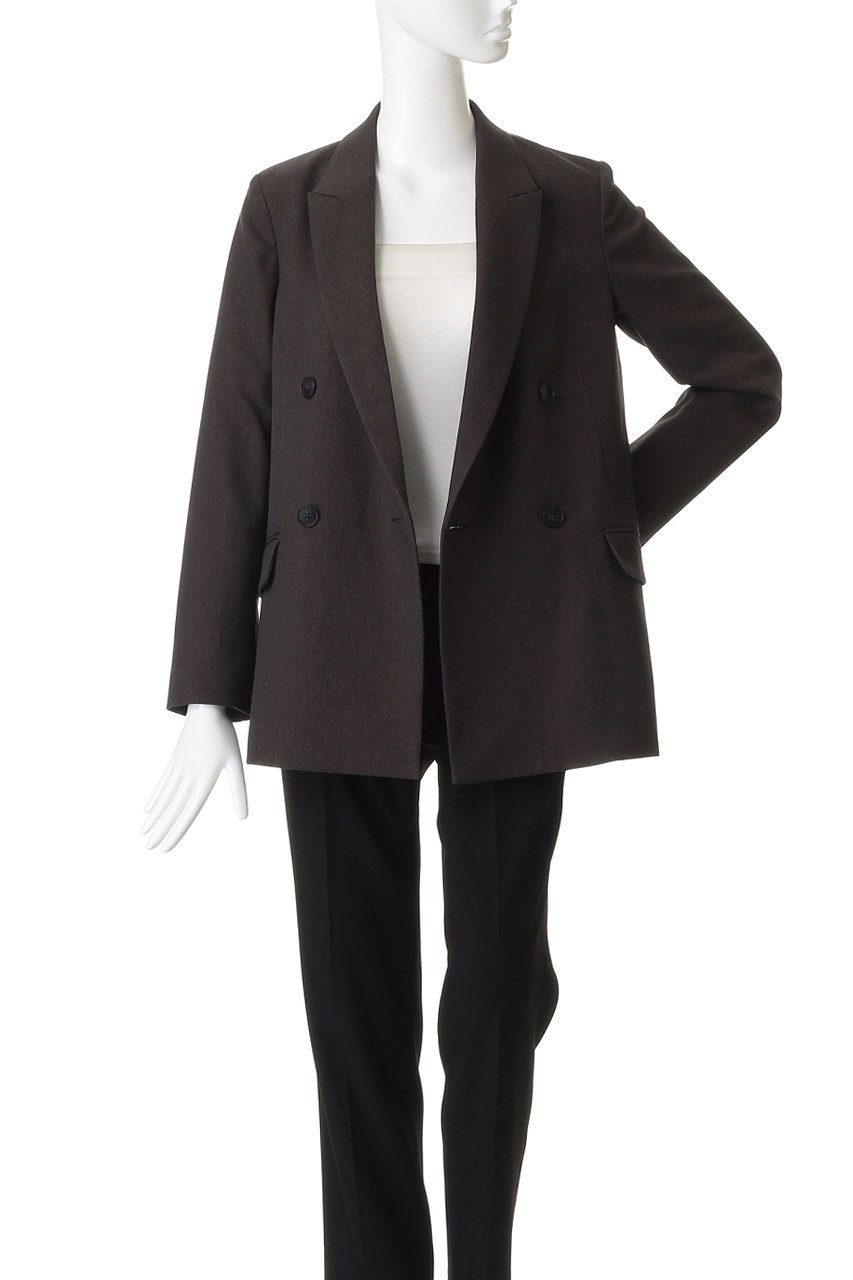 【アンクレイヴ/uncrave】のウォッシャブルウールライクツイル ジャケット 人気、トレンドファッション・服の通販 founy(ファニー) 　ファッション　Fashion　レディースファッション　Fashion for Women　アウター　Coat / Outerwear Collection　レディースジャケット・軽アウター　Jackets　おすすめ　Recommended / Our Picks　シャンブレー　Chambray, Denim-Like Fabric　ジャケット　Jacket, Outerwear　セットアップ　Set-Up, Coordinated Outfit　ダブル　Double, Double-Breasted　ツイル　Twist, Twisted Detail　バランス　Balance, Style Balance　レギュラー　Regular, Standard Fit　ワイド　Wide, Wide Fit　other-7|ID: prp329100004696699 ipo3291000000035668699