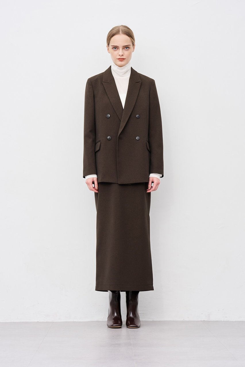 【アンクレイヴ/uncrave】のウォッシャブルウールライクツイル ジャケット 人気、トレンドファッション・服の通販 founy(ファニー) 　ファッション　Fashion　レディースファッション　Fashion for Women　アウター　Coat / Outerwear Collection　レディースジャケット・軽アウター　Jackets　おすすめ　Recommended / Our Picks　シャンブレー　Chambray, Denim-Like Fabric　ジャケット　Jacket, Outerwear　セットアップ　Set-Up, Coordinated Outfit　ダブル　Double, Double-Breasted　ツイル　Twist, Twisted Detail　バランス　Balance, Style Balance　レギュラー　Regular, Standard Fit　ワイド　Wide, Wide Fit　other-4|ID: prp329100004696699 ipo3291000000035706766