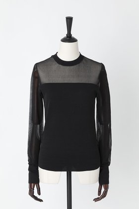 【オーヴィル/EAUVIRE】 シアーシルクプルオーバー人気、トレンドファッション・服の通販 founy(ファニー) ファッション Fashion レディースファッション Fashion for Women トップス・カットソー Cut & Sew Tops シャツ・ブラウス・オフィスカジュアル Elegant Blouses & Button-Ups カジュアルプルオーバー・ニットトップス Pullovers & Knit Tops / Casual Pullovers イタリア Italy インナー Innerwear オーガニック Organic Cotton コンパクト Compact, Small Size シアー Sheer, See-Through シルク Silk, 100% Silk スリーブ Sleeve, Long Sleeve / Short Sleeve フィット Fit, Slim Fit ロング Long, Long-Length |ID:prp329100004696700