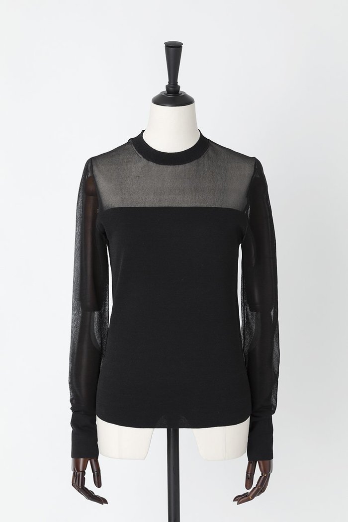 【オーヴィル/EAUVIRE】のシアーシルクプルオーバー インテリア・キッズ・メンズ・レディースファッション・服の通販 founy(ファニー) https://founy.com/ ファッション Fashion レディースファッション Fashion for Women トップス・カットソー Cut & Sew Tops シャツ・ブラウス・オフィスカジュアル Elegant Blouses & Button-Ups カジュアルプルオーバー・ニットトップス Pullovers & Knit Tops / Casual Pullovers イタリア Italy インナー Innerwear オーガニック Organic Cotton コンパクト Compact, Small Size シアー Sheer, See-Through シルク Silk, 100% Silk スリーブ Sleeve, Long Sleeve / Short Sleeve フィット Fit, Slim Fit ロング Long, Long-Length 再入荷 Restock / Back in Stock |ID: prp329100004696700 ipo3291000000035403185