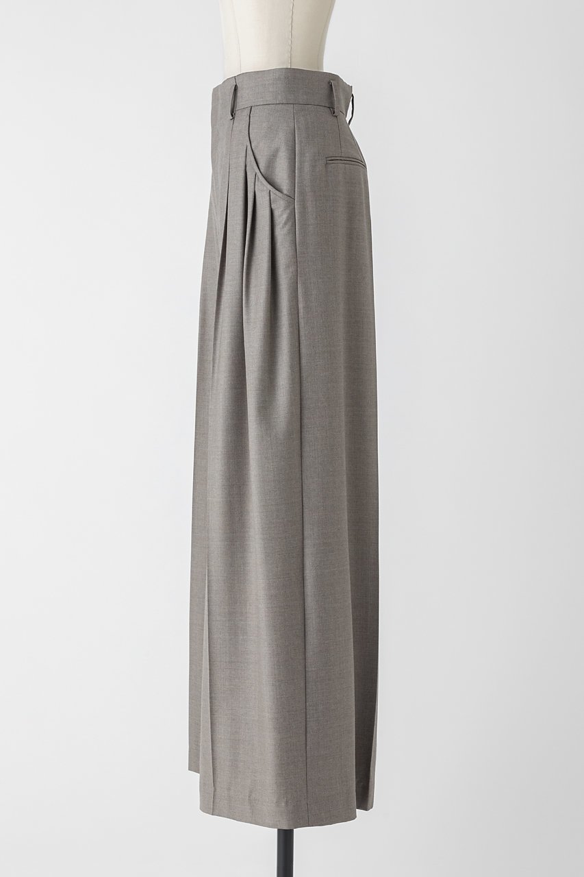 【オーヴィル/EAUVIRE】の3タックワイドパンツ 人気、トレンドファッション・服の通販 founy(ファニー) 　ファッション　Fashion　レディースファッション　Fashion for Women　パンツ　Pants & Trousers　イタリア　Italy　エレガント 上品　Elegant　ツイル　Twist, Twisted Detail　メンズ　Men's, Menswear　ワイド　Wide, Wide Fit　人気　Popular, Best Seller　再入荷　Restock / Back in Stock　定番　Standard, Basic Item　other-2|ID: prp329100004696701 ipo3291000000036215389