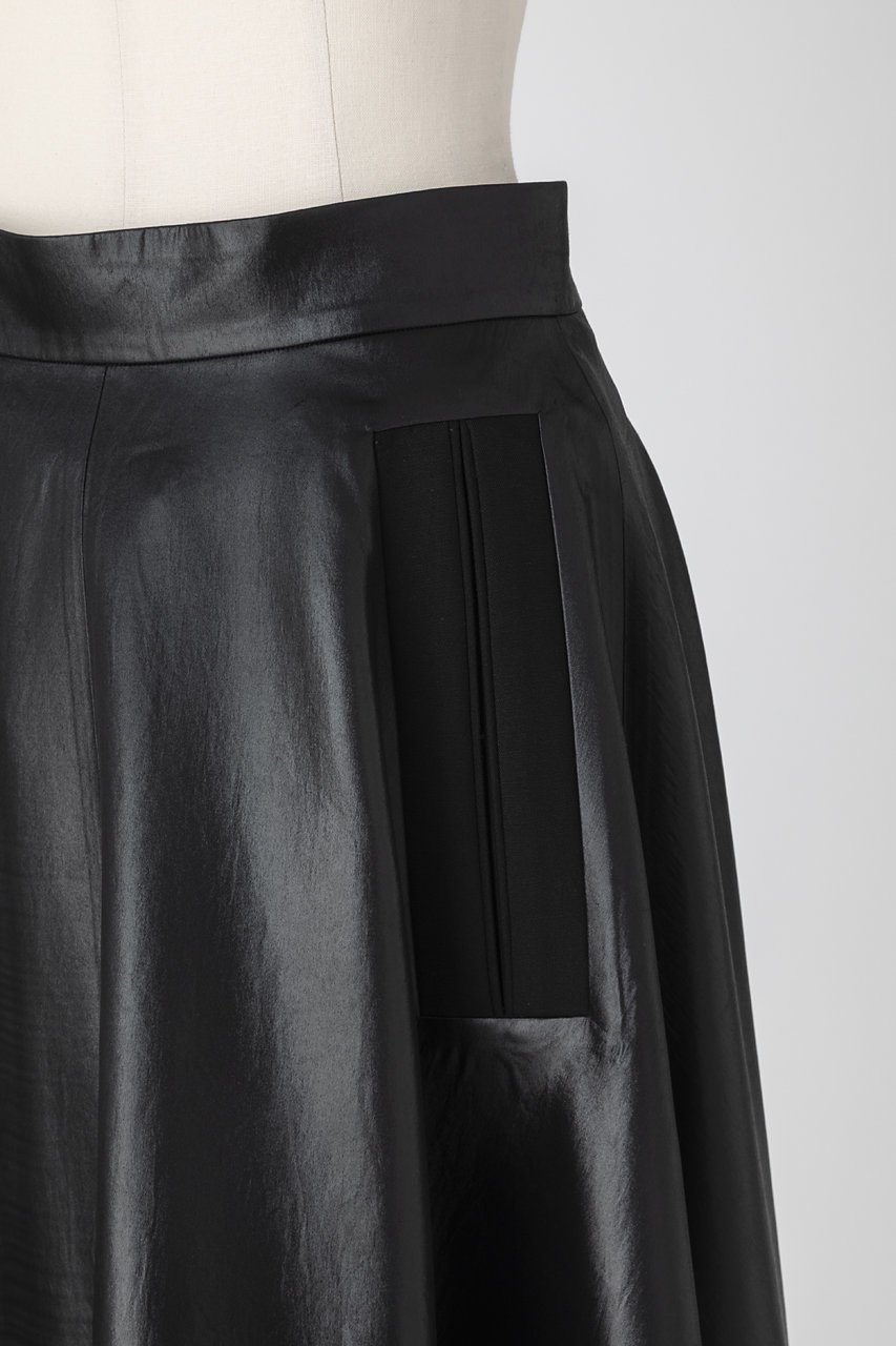 【オーヴィル/EAUVIRE】のグロッシーサテンフレアスカート 人気、トレンドファッション・服の通販 founy(ファニー) 　ファッション　Fashion　レディースファッション　Fashion for Women　スカート　Skirts　Aライン・フレアスカート　A-Line & Flared Skirts　サテン　Satin, Glossy Fabric　タンブラー　Tumbler, Travel Mug　フレア　Flare, Flared　ポケット　Pocket, Pocket Detail　日本製　Made In Japan　other-5|ID: prp329100004696702 ipo3291000000033916989
