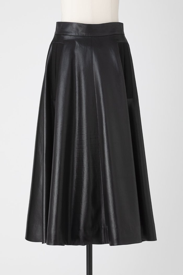 【オーヴィル/EAUVIRE】のグロッシーサテンフレアスカート インテリア・キッズ・メンズ・レディースファッション・服の通販 founy(ファニー) https://founy.com/ ファッション Fashion レディースファッション Fashion for Women スカート Skirts Aライン・フレアスカート A-Line & Flared Skirts サテン Satin, Glossy Fabric タンブラー Tumbler, Travel Mug フレア Flare, Flared ポケット Pocket, Pocket Detail 日本製 Made In Japan |ID: prp329100004696702 ipo3291000000036204608