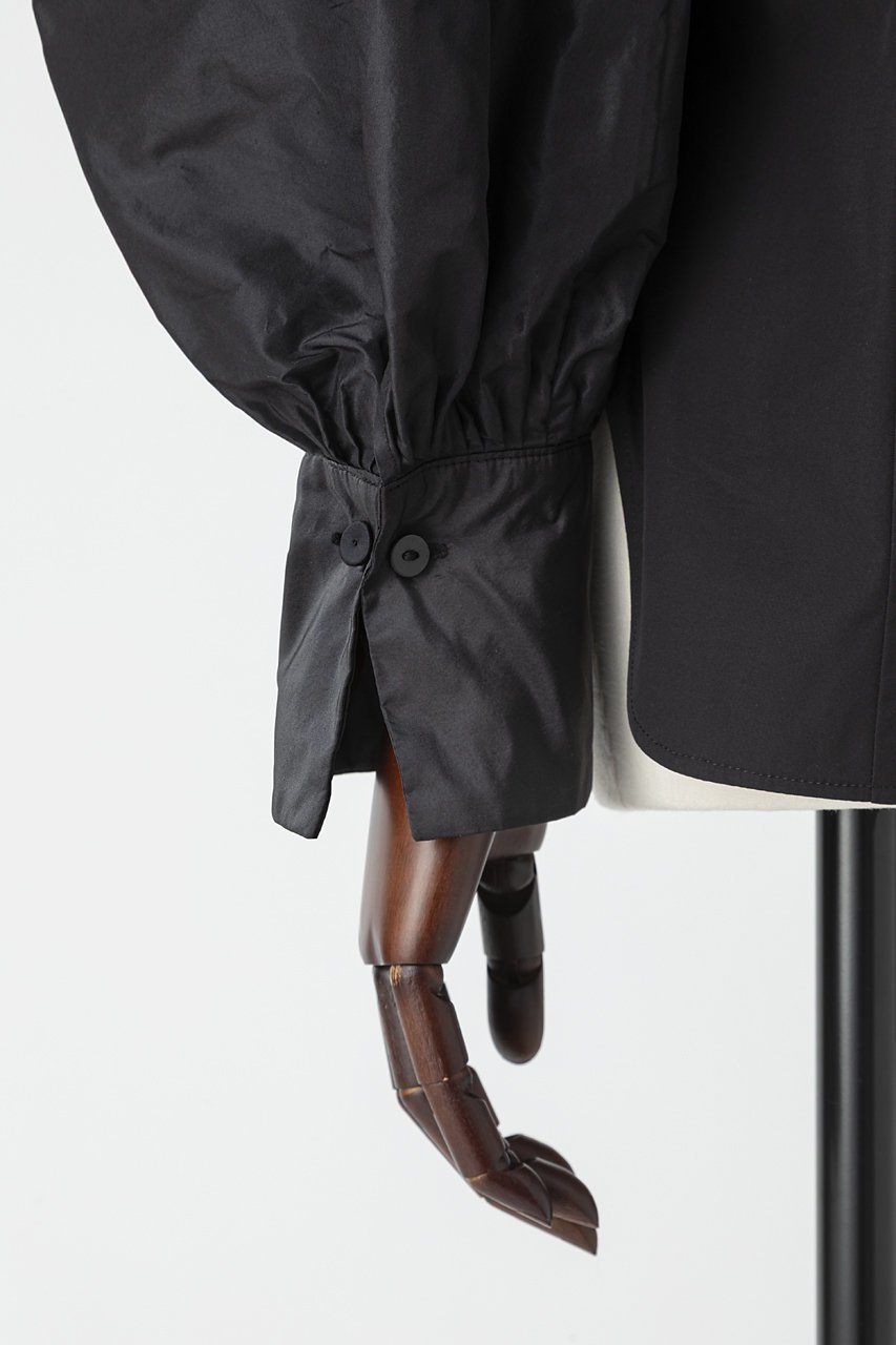 【オーヴィル/EAUVIRE】のタフタスリーブシャツ 人気、トレンドファッション・服の通販 founy(ファニー) 　ファッション　Fashion　レディースファッション　Fashion for Women　トップス・カットソー　Cut & Sew Tops　シャツ・ブラウス・オフィスカジュアル　Elegant Blouses & Button-Ups　イタリア　Italy　カフス　Cuff Design　コンビ　Combo, Combination Style　シェイプ　Shape, Slim Fit　シルク　Silk, 100% Silk　スリーブ　Sleeve, Long Sleeve / Short Sleeve　タイプライター　Typewriter Fabric, Crisp Cotton　タフタ　Taffeta, Structured Fabric　ロング　Long, Long-Length　新作・新入荷　New Arrivals / New In　other-5|ID: prp329100004696703 ipo3291000000033916998