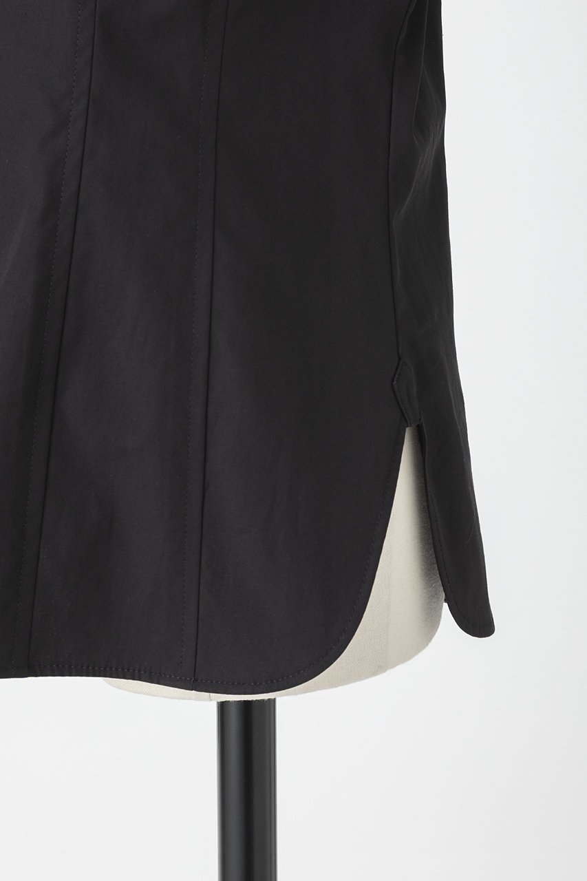 【オーヴィル/EAUVIRE】のタフタスリーブシャツ 人気、トレンドファッション・服の通販 founy(ファニー) 　ファッション　Fashion　レディースファッション　Fashion for Women　トップス・カットソー　Cut & Sew Tops　シャツ・ブラウス・オフィスカジュアル　Elegant Blouses & Button-Ups　イタリア　Italy　カフス　Cuff Design　コンビ　Combo, Combination Style　シェイプ　Shape, Slim Fit　シルク　Silk, 100% Silk　スリーブ　Sleeve, Long Sleeve / Short Sleeve　タイプライター　Typewriter Fabric, Crisp Cotton　タフタ　Taffeta, Structured Fabric　ロング　Long, Long-Length　新作・新入荷　New Arrivals / New In　other-6|ID: prp329100004696703 ipo3291000000033916999