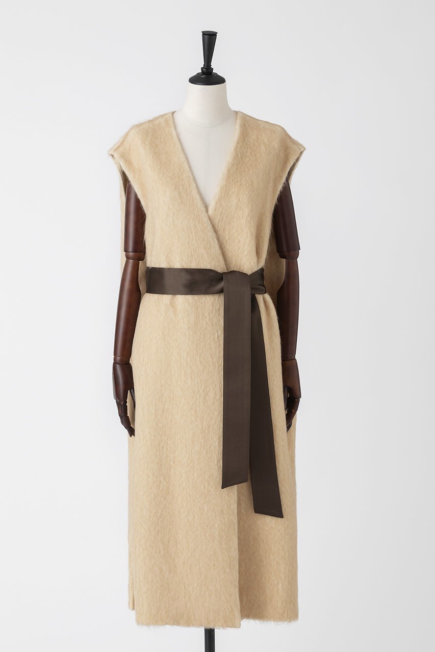 【オーヴィル/EAUVIRE】のソフトシャギージレ 人気、トレンドファッション・服の通販 founy(ファニー) 　ファッション　Fashion　レディースファッション　Fashion for Women　アウター　Coat / Outerwear Collection　レディースジャケット・軽アウター　Jackets　イタリア　Italy　サテン　Satin, Glossy Fabric　シルク　Silk, 100% Silk　ジャケット　Jacket, Outerwear　スペシャル　Special, Limited Edition　スリット　Slit, Slit Detail　プリント　Print, Printed Pattern　ベスト　Vest, Waistcoat　 other-1|ID: prp329100004696704 ipo3291000000036204620