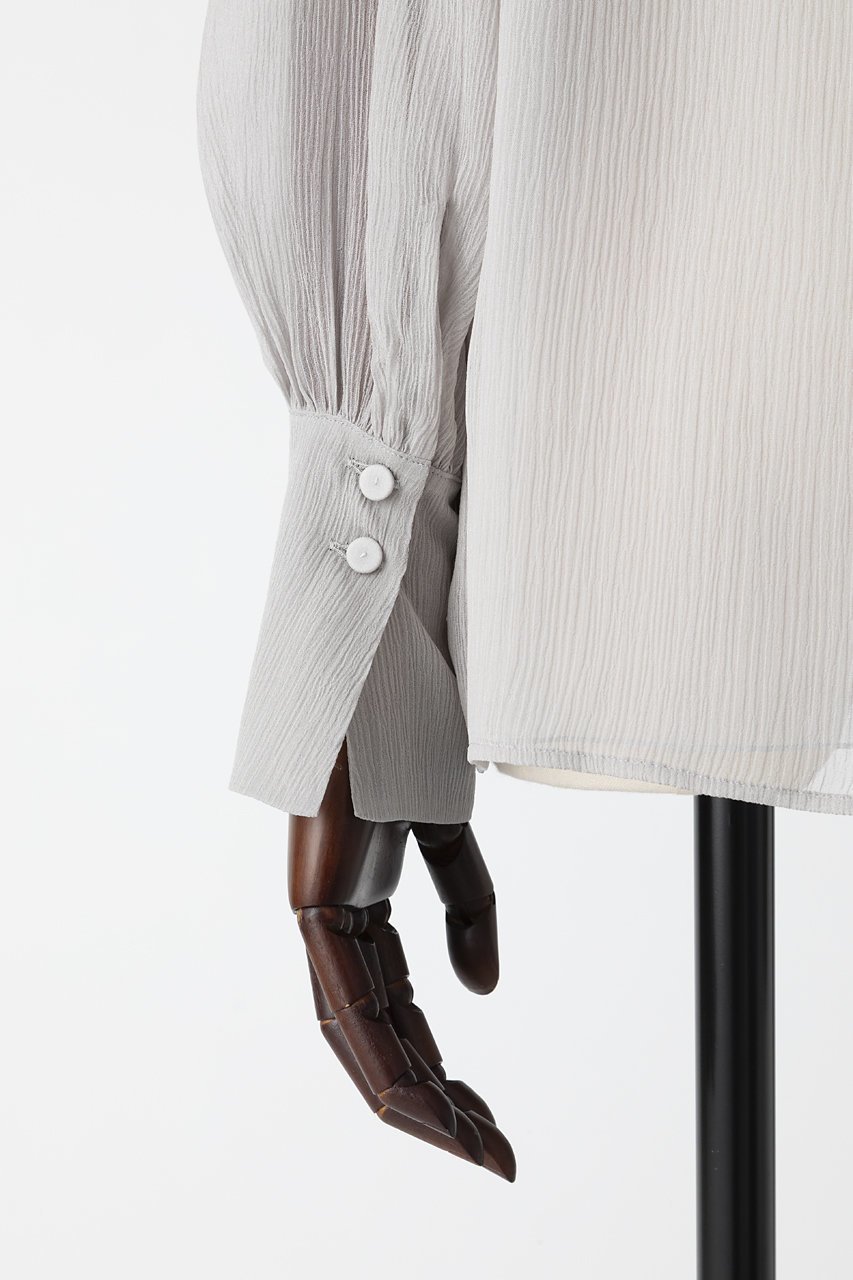 【オーヴィル/EAUVIRE】のボウタイブラウス 人気、トレンドファッション・服の通販 founy(ファニー) 　ファッション　Fashion　レディースファッション　Fashion for Women　トップス・カットソー　Cut & Sew Tops　シャツ・ブラウス・オフィスカジュアル　Elegant Blouses & Button-Ups　カフス　Cuff Design　シルク　Silk, 100% Silk　ジャケット　Jacket, Outerwear　スリーブ　Sleeve, Long Sleeve / Short Sleeve　ロング　Long, Long-Length　エレガント 上品　Elegant　other-5|ID: prp329100004696705 ipo3291000000033917017