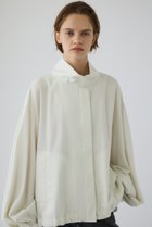 【リムアーク/RIM.ARK】のStand collar tuck sleeve BZ/ブルゾン ホワイト|ID: prp329100004696706 ipo3291000000033917022