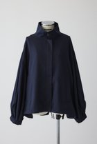 【リムアーク/RIM.ARK】のStand collar tuck sleeve BZ/ブルゾン ネイビー|ID: prp329100004696706 ipo3291000000033917024