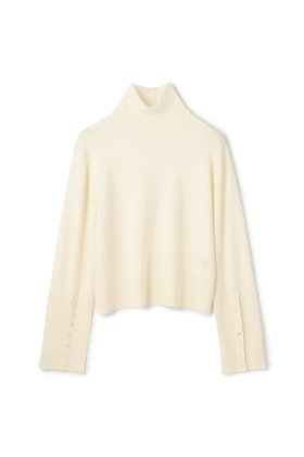 【アンクレイヴ/uncrave】 ハイゲージニット タートルトップス人気、トレンドファッション・服の通販 founy(ファニー) ファッション Fashion レディースファッション Fashion for Women トップス・カットソー Cut & Sew Tops ニット Knit Tops & Sweaters カジュアルプルオーバー・ニットトップス Pullovers & Knit Tops / Casual Pullovers シルク Silk, 100% Silk スリット Slit, Slit Detail ハイネック High Neck, Mock Neck フレア Flare, Flared 新作・新入荷 New Arrivals / New In |ID:prp329100004696708