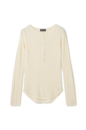 【アンクレイヴ/uncrave】 ハイゲージニット ヘンリーネックトップス人気、トレンドファッション・服の通販 founy(ファニー) ファッション Fashion レディースファッション Fashion for Women トップス・カットソー Cut & Sew Tops ニット Knit Tops & Sweaters カジュアルプルオーバー・ニットトップス Pullovers & Knit Tops / Casual Pullovers おすすめ Recommended / Our Picks シルク Silk, 100% Silk スリット Slit, Slit Detail フィット Fit, Slim Fit フレア Flare, Flared 新作・新入荷 New Arrivals / New In |ID:prp329100004696709