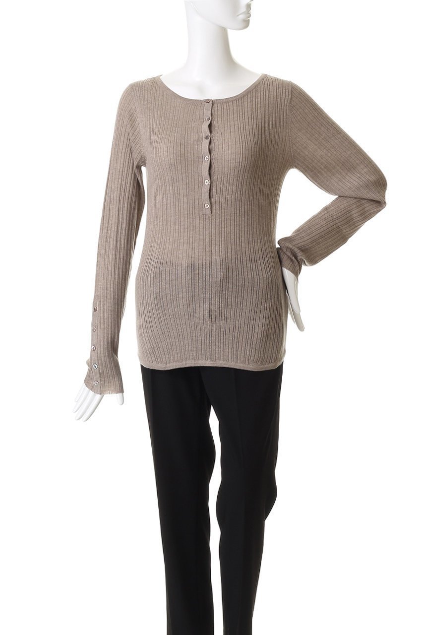 【アンクレイヴ/uncrave】のハイゲージニット ヘンリーネックトップス 人気、トレンドファッション・服の通販 founy(ファニー) 　ファッション　Fashion　レディースファッション　Fashion for Women　トップス・カットソー　Cut & Sew Tops　ニット　Knit Tops & Sweaters　カジュアルプルオーバー・ニットトップス　Pullovers & Knit Tops / Casual Pullovers　おすすめ　Recommended / Our Picks　シルク　Silk, 100% Silk　スリット　Slit, Slit Detail　フィット　Fit, Slim Fit　フレア　Flare, Flared　other-2|ID: prp329100004696709 ipo3291000000035695280