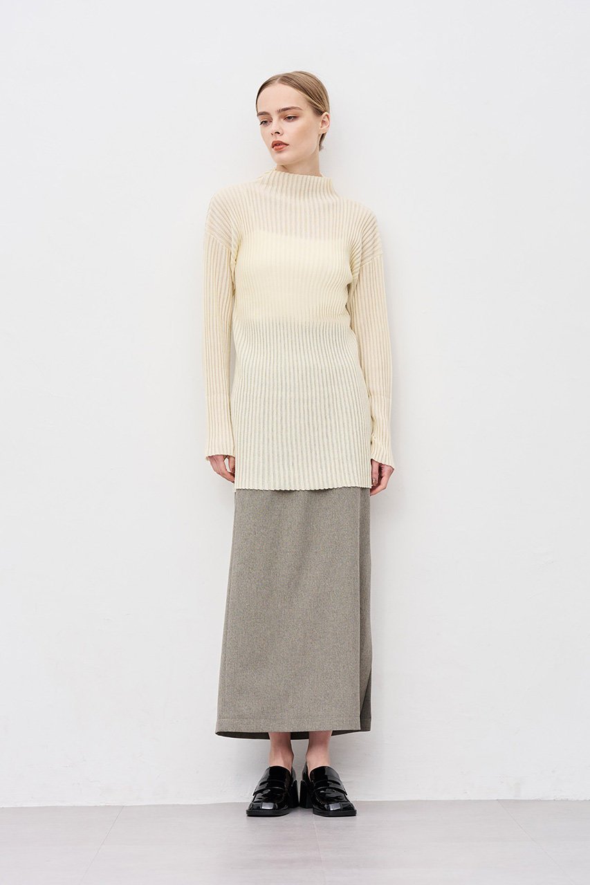 【アンクレイヴ/uncrave】のウォッシャブルウールライクツイル Iラインスカート 人気、トレンドファッション・服の通販 founy(ファニー) 　ファッション　Fashion　レディースファッション　Fashion for Women　スカート　Skirts　ロングスカート　Long Skirts / Maxi & Midi Skirts　シャンブレー　Chambray, Denim-Like Fabric　ツイル　Twist, Twisted Detail　ペンシル　Pencil, Pencil Skirt　レギュラー　Regular, Standard Fit　ロング　Long, Long-Length　ワイド　Wide, Wide Fit　other-4|ID: prp329100004696711 ipo3291000000035275757