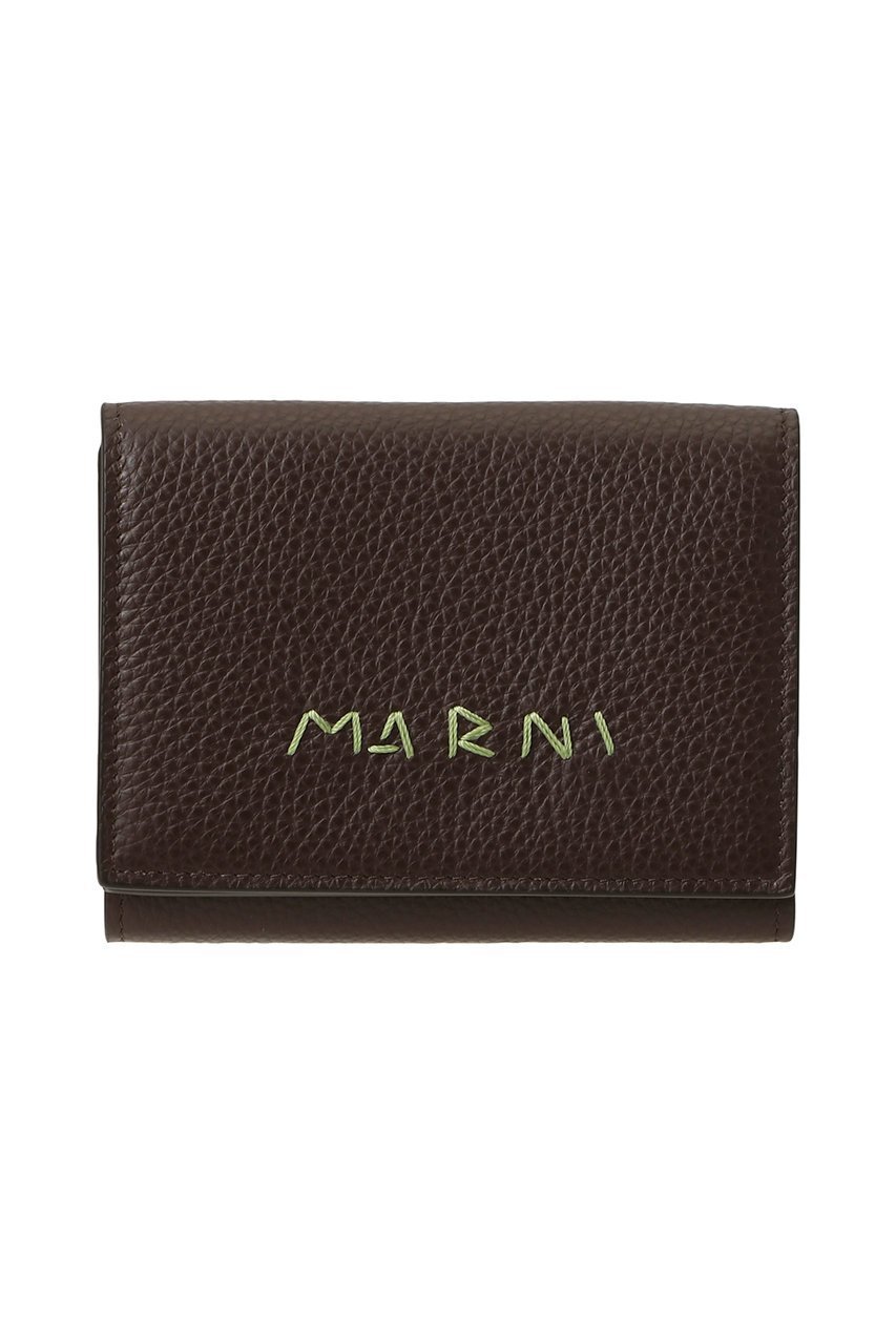 【マルニ/MARNI】のMARNI MENDING 三つ折り財布 インテリア・キッズ・メンズ・レディースファッション・服の通販 founy(ファニー) 　ファッション　Fashion　レディースファッション　Fashion for Women　ミニ財布・二つ折り財布　Wallets & Card Cases　ユニセックス　Unisex, Genderless　コイン　Coin, Coin Design　コンパクト　Compact, Small Size　ポケット　Pocket, Pocket Detail　定番　Standard, Basic Item　新作・新入荷　New Arrivals / New In　財布　Wallet, Purse　コーヒー|ID: prp329100004696713 ipo3291000000033917084