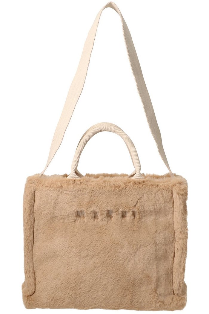 【マルニ/MARNI】のフェイクファー 2wayトートバッグ インテリア・キッズ・メンズ・レディースファッション・服の通販 founy(ファニー) https://founy.com/ ファッション Fashion レディースファッション Fashion for Women バッグ Bags スクエア Square, Square Shape フェイクファー Faux Fur, Imitation Fur フォルム Silhouette, Form 新作・新入荷 New Arrivals / New In A/W・秋冬 Autumn/Winter |ID: prp329100004696715 ipo3291000000033917096