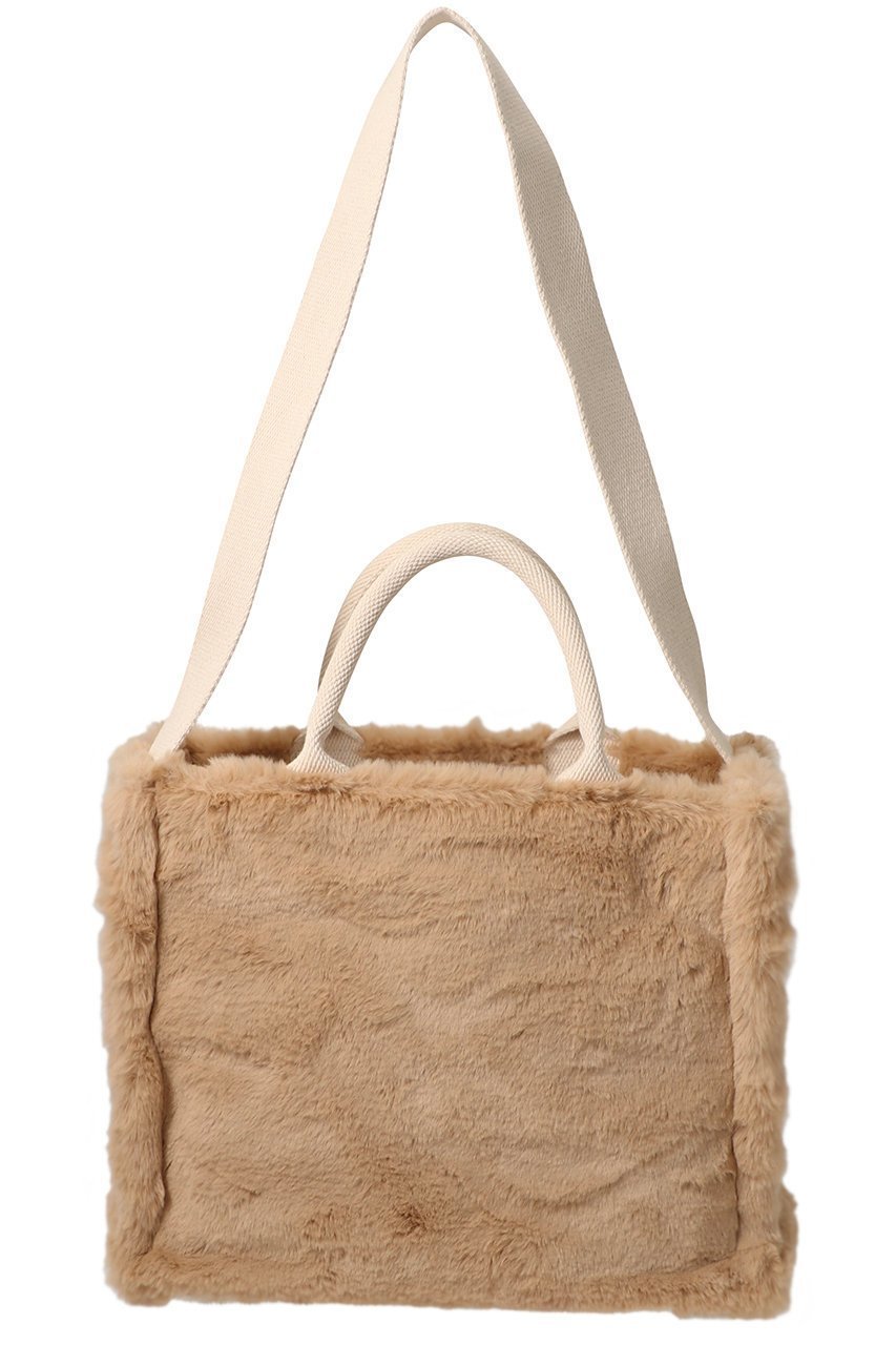 【マルニ/MARNI】のフェイクファー 2wayトートバッグ 人気、トレンドファッション・服の通販 founy(ファニー) 　ファッション　Fashion　レディースファッション　Fashion for Women　バッグ　Bags　スクエア　Square, Square Shape　フェイクファー　Faux Fur, Imitation Fur　フォルム　Silhouette, Form　A/W・秋冬　Autumn/Winter　other-3|ID: prp329100004696715 ipo3291000000036204643