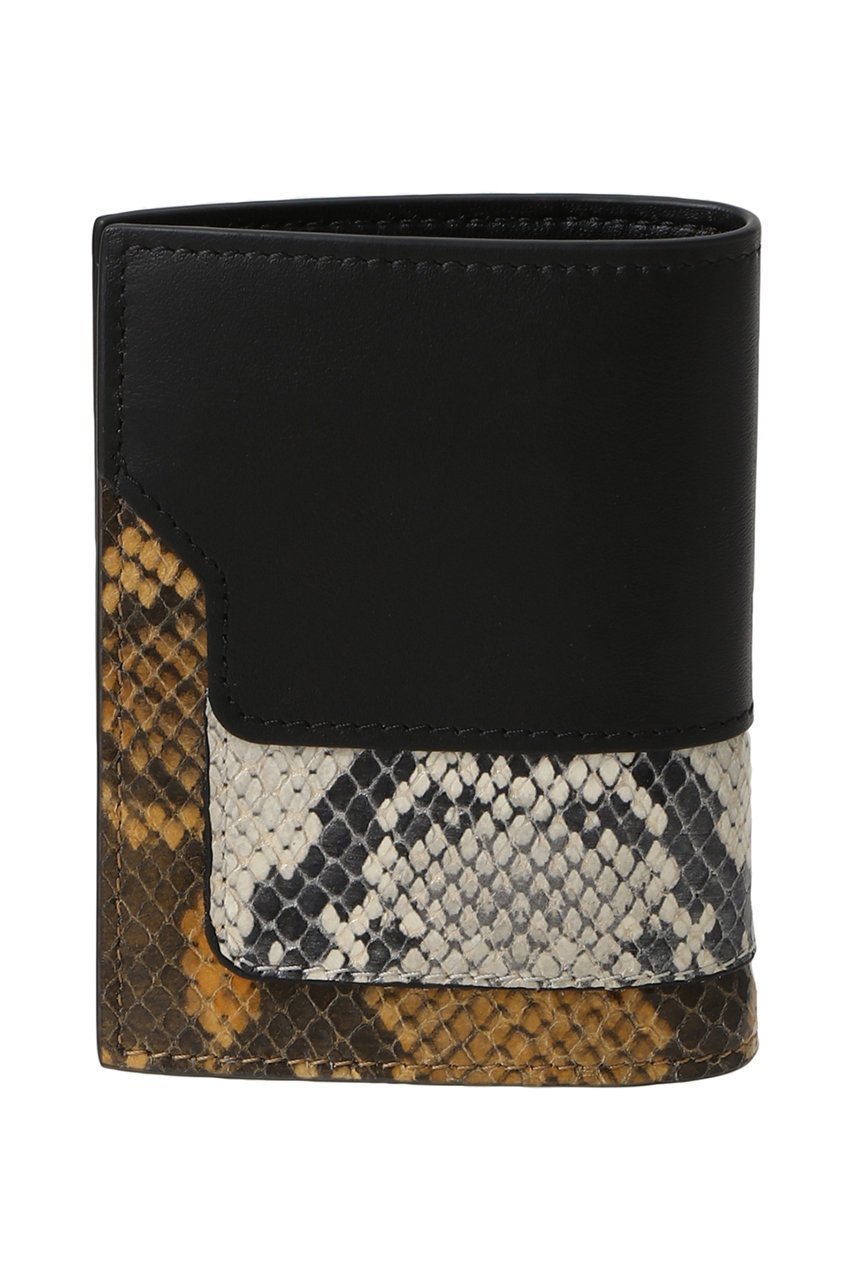 【マルニ/MARNI】のTRUNK パイソン型押しコンビ二つ折り財布 人気、トレンドファッション・服の通販 founy(ファニー) 　ファッション　Fashion　レディースファッション　Fashion for Women　ミニ財布・二つ折り財布　Wallets & Card Cases　バッグ　Bags　おすすめ　Recommended / Our Picks　エレガント 上品　Elegant　ギフト プレゼント　Gift / Present　コンビ　Combo, Combination Style　パイソン　Python, Snakeskin Pattern　ボックス　Boxy, Box Shape　新作・新入荷　New Arrivals / New In　財布　Wallet, Purse　other-3|ID: prp329100004696716 ipo3291000000033917105