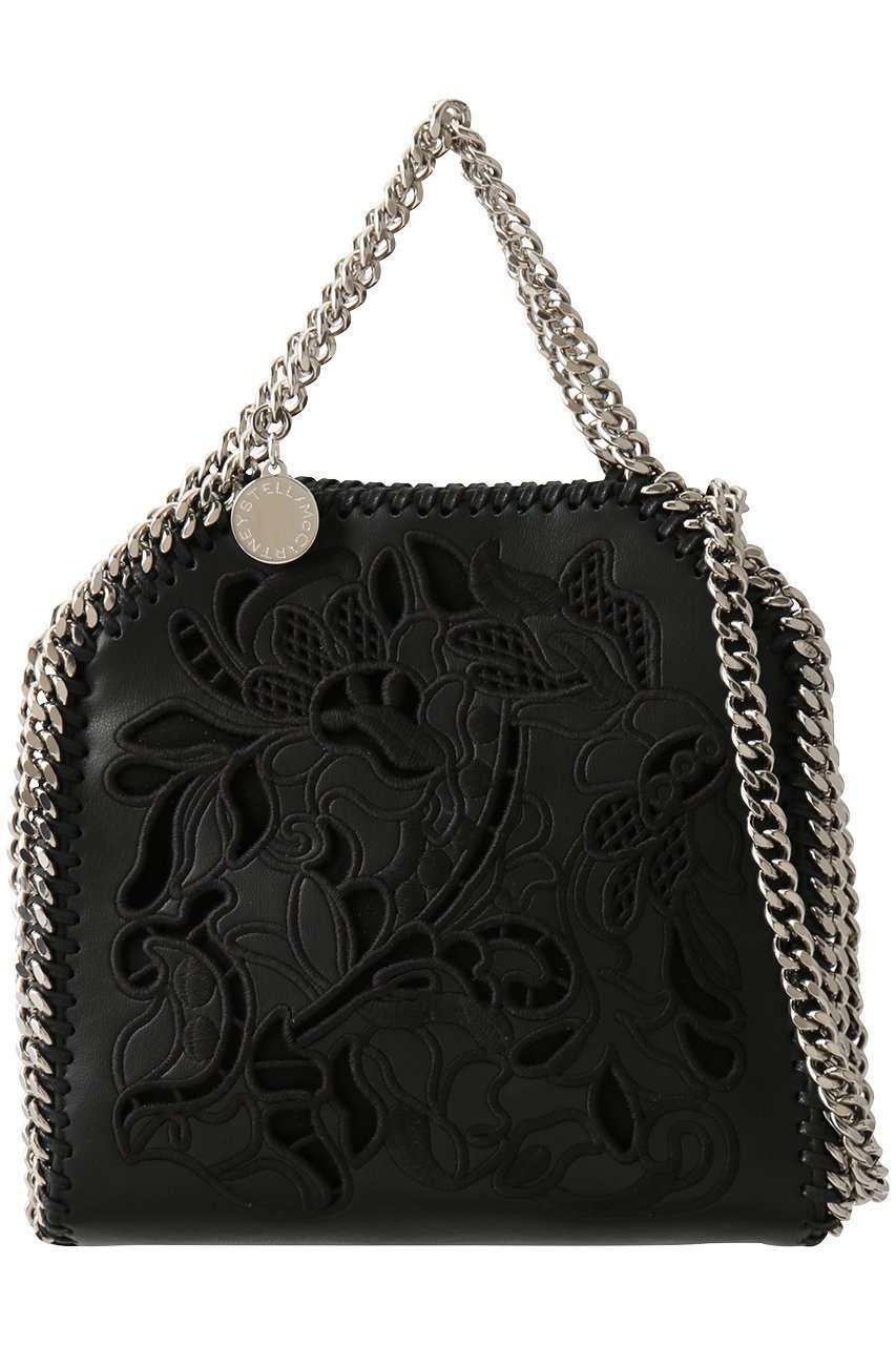 【ステラ マッカートニー/STELLA McCARTNEY】のFalabella Tiny レース刺しゅう2wayミニトートバッグ インテリア・キッズ・メンズ・レディースファッション・服の通販 founy(ファニー) 　ファッション　Fashion　レディースファッション　Fashion for Women　バッグ　Bags　スタイリッシュ　Stylish, Fashionable　チェーン　Chain, Chain Strap　メタル　Metal, Metal Parts　リュクス　Luxury, Elegant, High-End, Chic　レース　Lace, Lace Fabric　ワーク　Workwear, Utility Style　新作・新入荷　New Arrivals / New In　ブラック|ID: prp329100004696719 ipo3291000000033917121