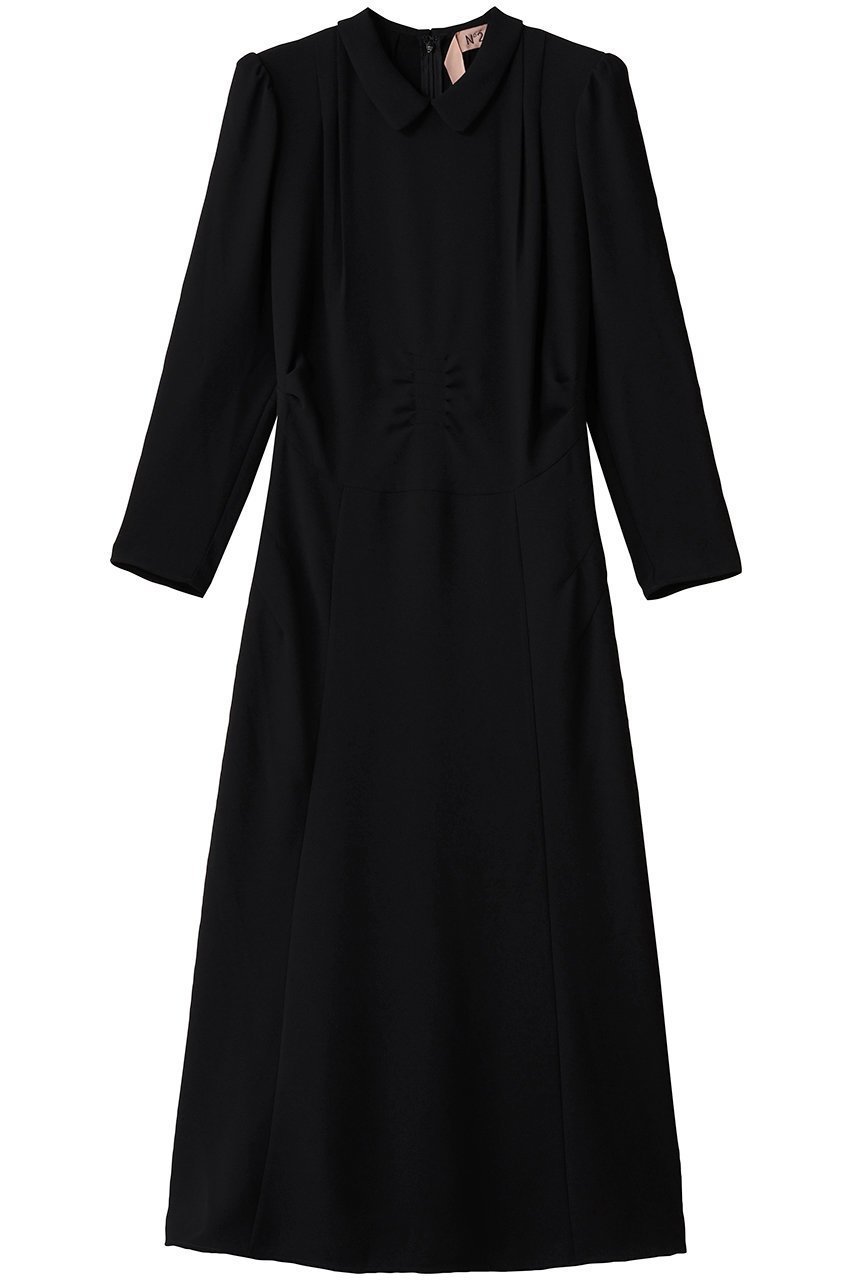 【ヌメロ ヴェントゥーノ/N°21】のブラックフォーマル ロングドレス インテリア・キッズ・メンズ・レディースファッション・服の通販 founy(ファニー) 　ファッション　Fashion　レディースファッション　Fashion for Women　ワンピース　Dresses　フォーマル・パーティードレス・結婚式用ドレス　Elegant & Casual Dresses　チュニック　Tunic Tops & Dresses　エレガント 上品　Elegant　オケージョン　Occasion Wear　チュニック　Tunic, Long Top　ドレス　Dress, One-Piece　パーティ　Party, Party Style　ロング　Long, Long-Length　ブラック|ID: prp329100004696728 ipo3291000000036204672
