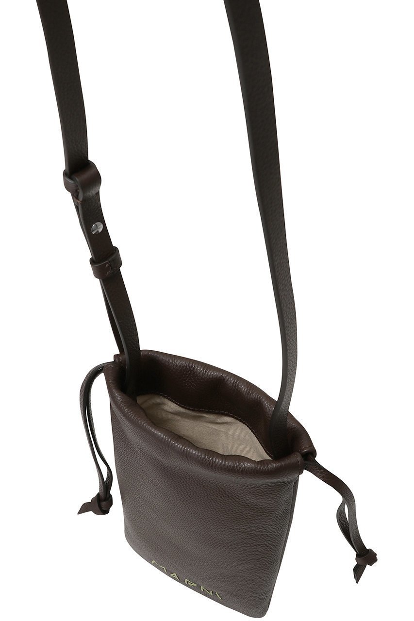 【マルニ/MARNI】のMARNI MENDING 巾着スマホポシェット 人気、トレンドファッション・服の通販 founy(ファニー) 　ファッション　Fashion　レディースファッション　Fashion for Women　ユニセックス　Unisex, Genderless　ショルダー　Shoulder, Shoulder Strap　スタイリッシュ　Stylish, Fashionable　フォルム　Silhouette, Form　ポシェット　Pochette, Mini Bag　ロング　Long, Long-Length　巾着　Drawstring Bag, Kinchaku　旅行　Travel　other-5|ID: prp329100004696731 ipo3291000000035403322