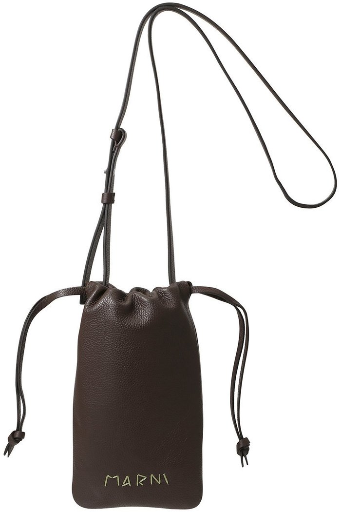 【マルニ/MARNI】のMARNI MENDING 巾着スマホポシェット インテリア・キッズ・メンズ・レディースファッション・服の通販 founy(ファニー) https://founy.com/ ファッション Fashion レディースファッション Fashion for Women ユニセックス Unisex, Genderless ショルダー Shoulder, Shoulder Strap スタイリッシュ Stylish, Fashionable フォルム Silhouette, Form ポシェット Pochette, Mini Bag ロング Long, Long-Length 巾着 Drawstring Bag, Kinchaku 旅行 Travel |ID: prp329100004696731 ipo3291000000036204687