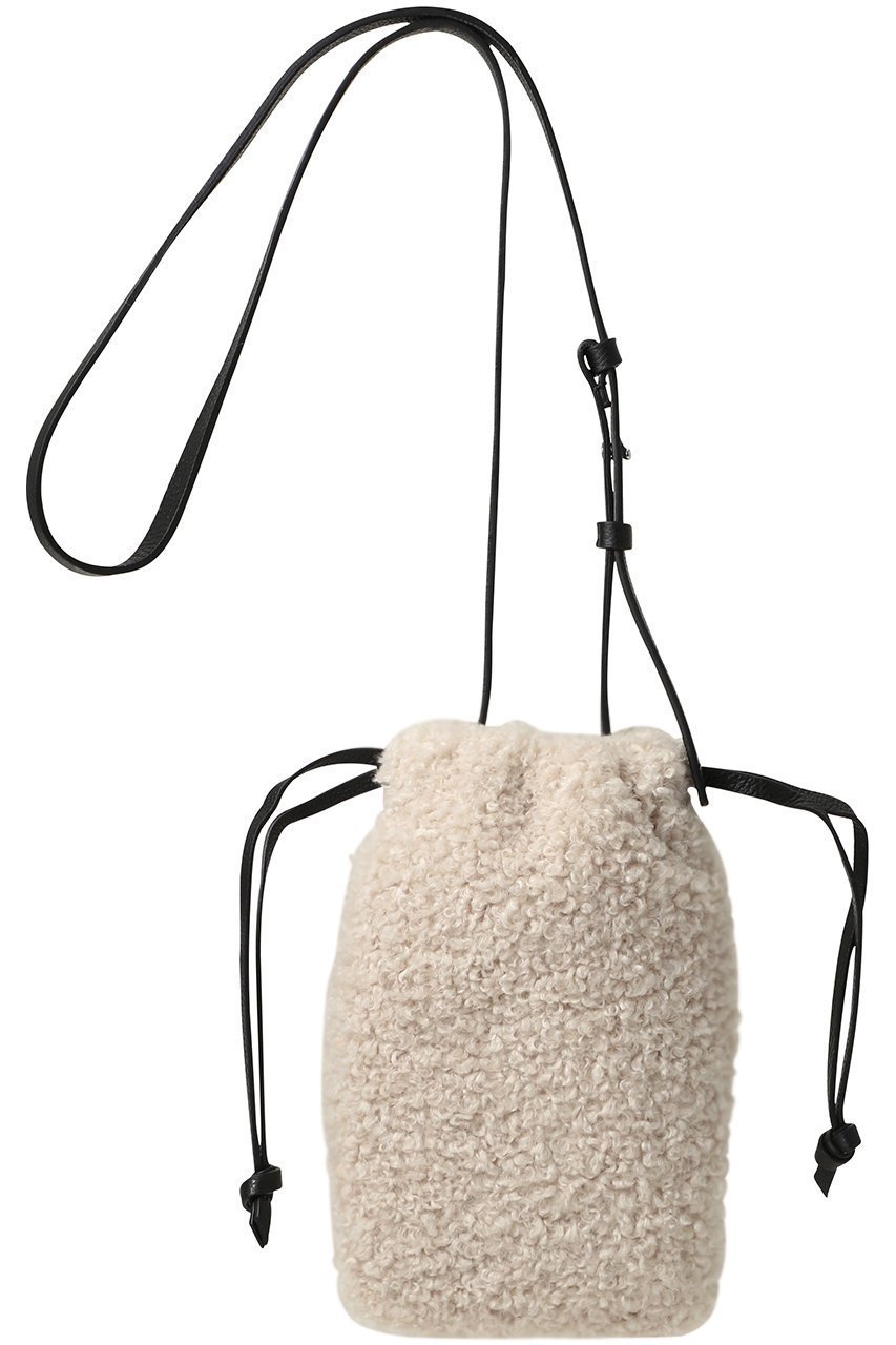 【マルニ/MARNI】のMARNI MENDING ムートン巾着スマホポシェット 人気、トレンドファッション・服の通販 founy(ファニー) 　ファッション　Fashion　レディースファッション　Fashion for Women　ユニセックス　Unisex, Genderless　おすすめ　Recommended / Our Picks　ギフト プレゼント　Gift / Present　ショルダー　Shoulder, Shoulder Strap　ボックス　Boxy, Box Shape　ポシェット　Pochette, Mini Bag　ムートン　Shearling, Mouton　リップ　Lip, Lip Motif　ロング　Long, Long-Length　巾着　Drawstring Bag, Kinchaku　新作・新入荷　New Arrivals / New In　旅行　Travel　A/W・秋冬　Autumn/Winter　other-3|ID: prp329100004696732 ipo3291000000033917216