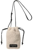 【マルニ/MARNI】のMARNI MENDING ムートン巾着スマホポシェット シルクホワイト|ID: prp329100004696732 ipo3291000000036204699