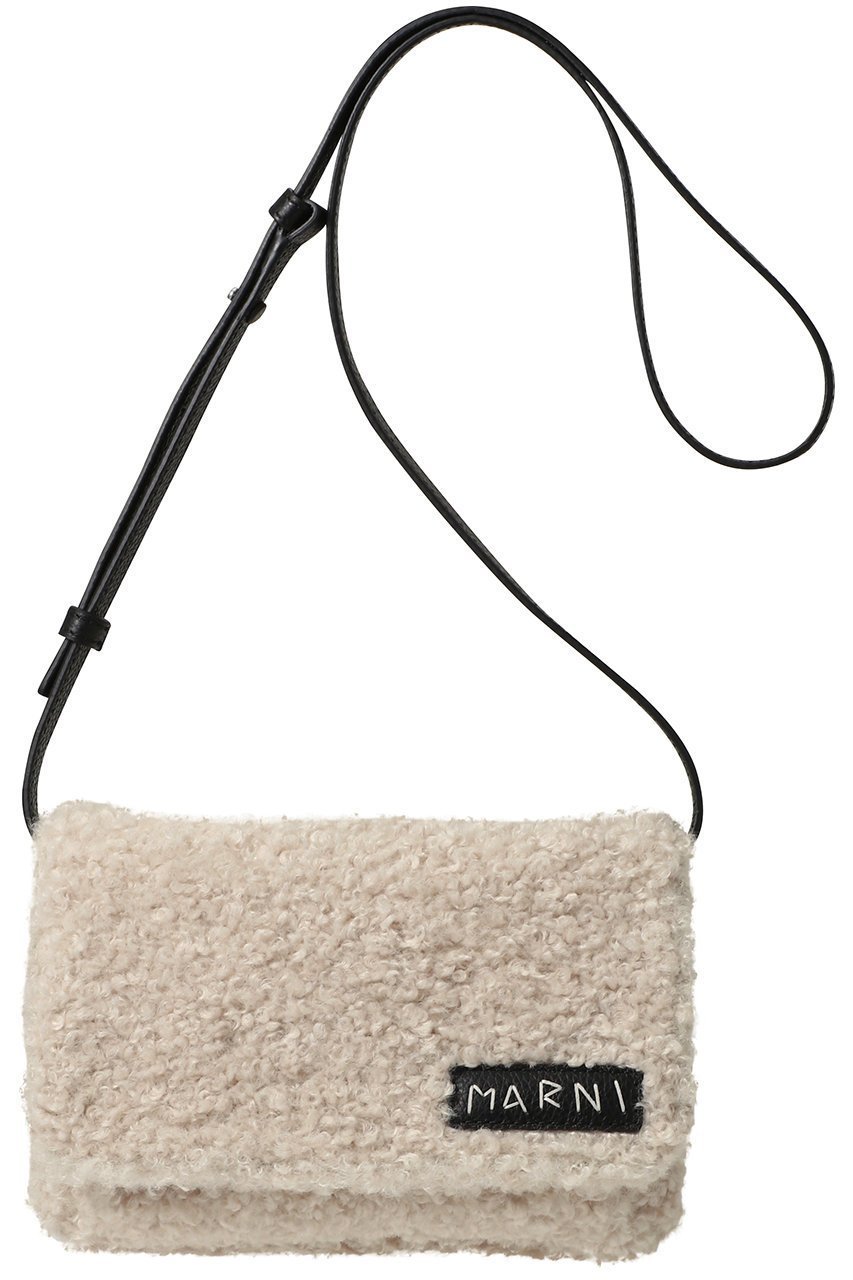 【マルニ/MARNI】のMARNI MENDING ムートンポシェット 人気、トレンドファッション・服の通販 founy(ファニー) 　ファッション　Fashion　レディースファッション　Fashion for Women　ユニセックス　Unisex, Genderless　コンパクト　Compact, Small Size　ショルダー　Shoulder, Shoulder Strap　スクエア　Square, Square Shape　フォルム　Silhouette, Form　ポシェット　Pochette, Mini Bag　モコモコ　Fuzzy, Fluffy　ロング　Long, Long-Length　新作・新入荷　New Arrivals / New In　A/W・秋冬　Autumn/Winter　 other-1|ID: prp329100004696736 ipo3291000000033917229