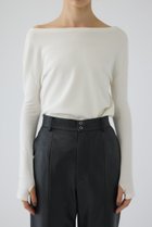 【リムアーク/RIM.ARK】のSoft touch off shoulder tops/トップス オフホワイト|ID: prp329100004696737 ipo3291000000033917241