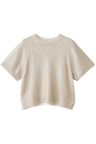 【ミズイロ インド/mizuiro ind】のfoil printing half slv P/O プルオーバー off white|ID: prp329100004696738 ipo3291000000033917255