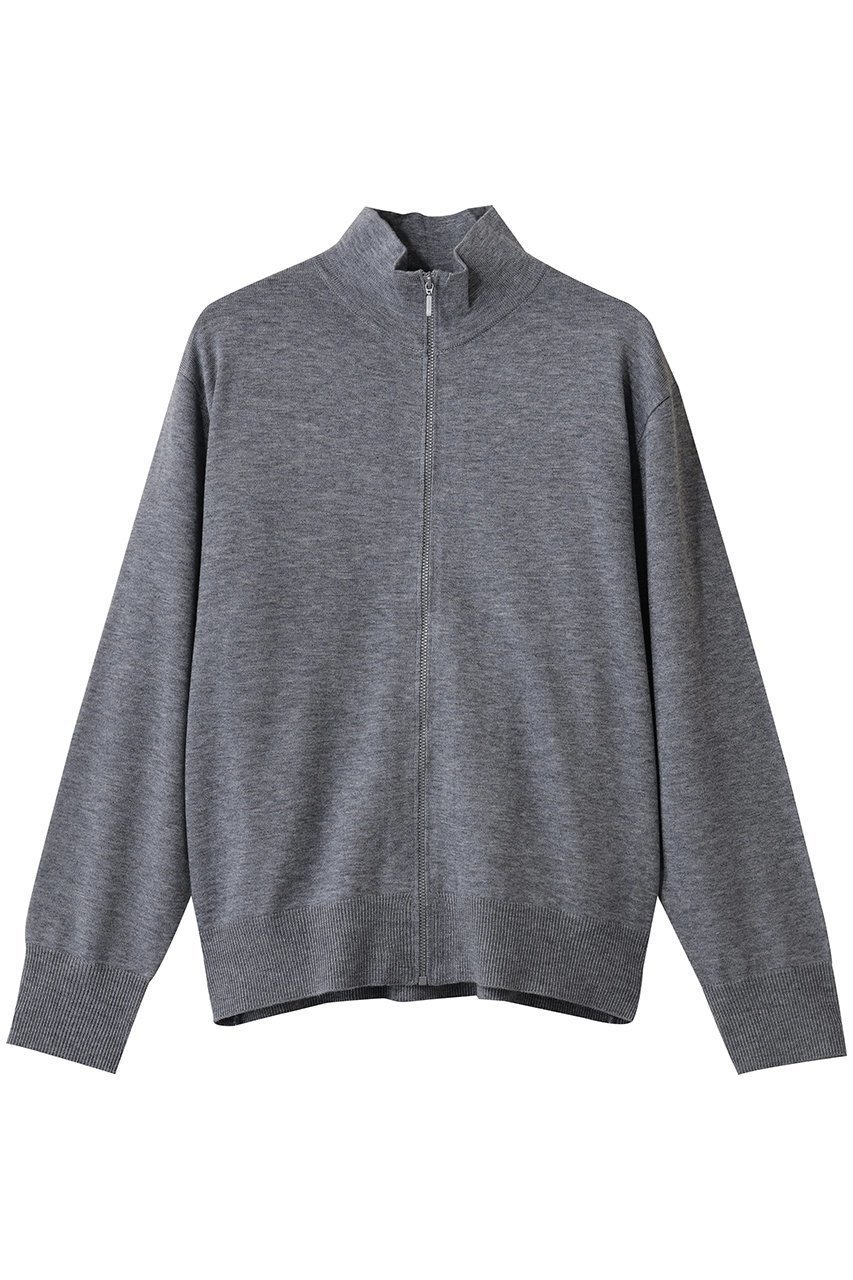 【ミズイロ インド/mizuiro ind】のhigh neck zip C/D カーディガン インテリア・キッズ・メンズ・レディースファッション・服の通販 founy(ファニー) 　ファッション　Fashion　レディースファッション　Fashion for Women　トップス・カットソー　Cut & Sew Tops　ニット　Knit Tops & Sweaters　カーディガン・羽織り　Layered Style Cardigans　インナー　Innerwear　カーディガン　Cardigan, Knitwear　シンプル　Simple, Minimal　冬　Winter / This Winter　新作・新入荷　New Arrivals / New In　A/W・秋冬　Autumn/Winter　l.gray|ID: prp329100004696739 ipo3291000000033917266