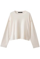 【ミズイロ インド/mizuiro ind】のcrew neck wide tunic crochet チュニック ivory|ID:prp329100004696740
