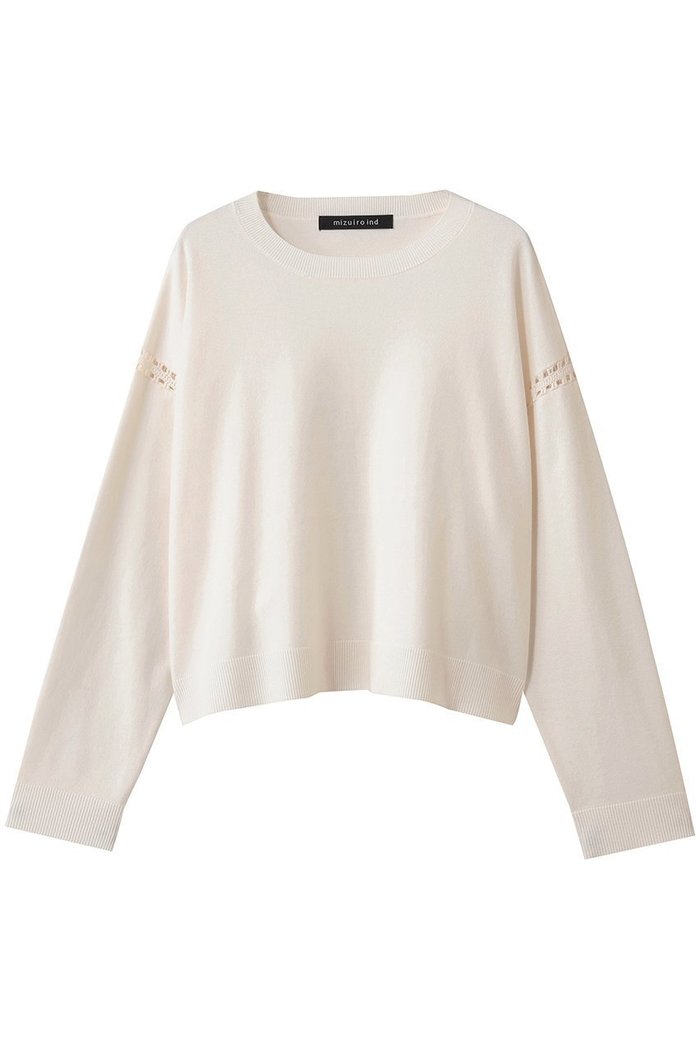 【ミズイロ インド/mizuiro ind】のクルーネックワイドニットクロシェ インテリア・キッズ・メンズ・レディースファッション・服の通販 founy(ファニー) https://founy.com/ ファッション Fashion レディースファッション Fashion for Women ワンピース Dresses チュニック Tunic Tops & Dresses シンプル Simple, Minimal チュニック Tunic, Long Top |ID: prp329100004696740 ipo3291000000035948447