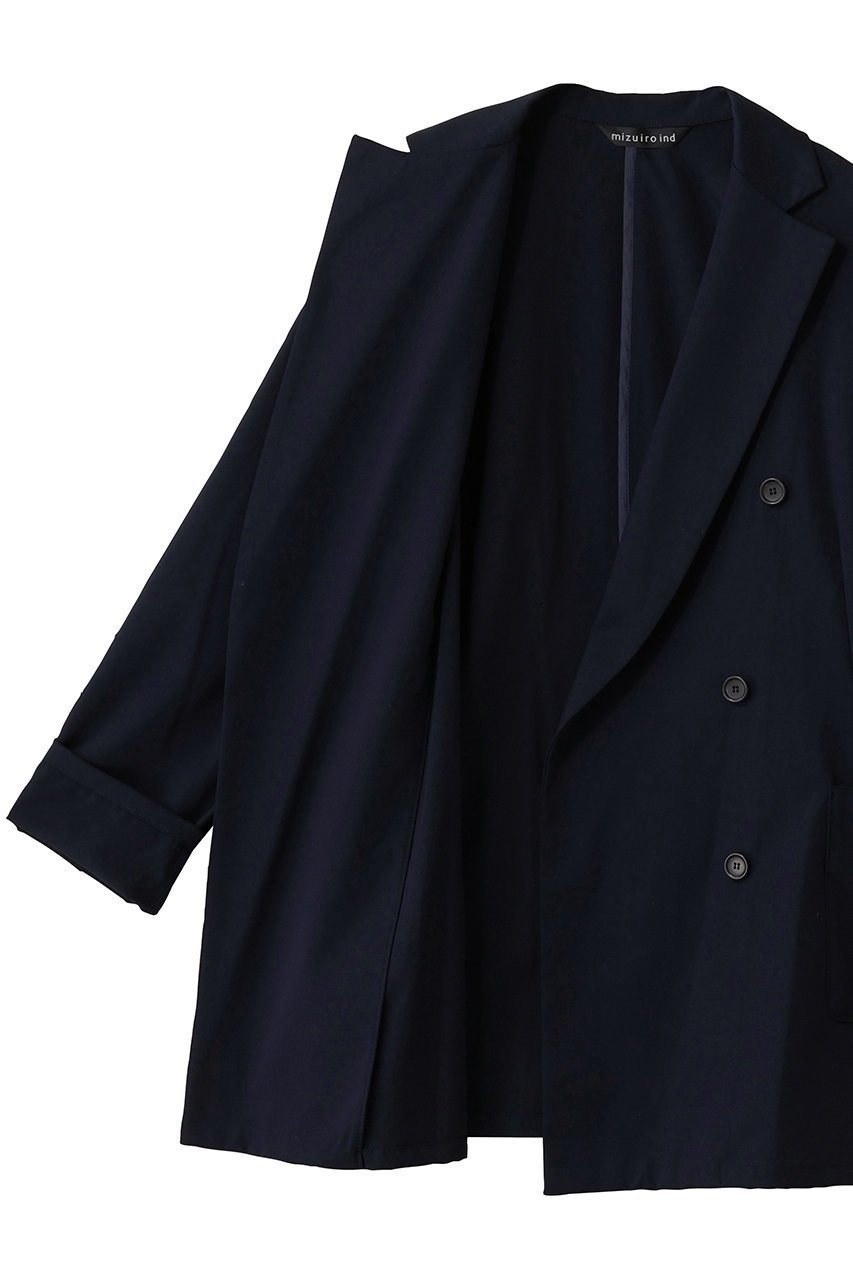 【ミズイロ インド/mizuiro ind】のdouble breasted shit JK ジャケット 人気、トレンドファッション・服の通販 founy(ファニー) 　ファッション　Fashion　レディースファッション　Fashion for Women　アウター　Coat / Outerwear Collection　レディースジャケット・軽アウター　Jackets　おすすめ　Recommended / Our Picks　ジャケット　Jacket, Outerwear　ストレッチ　Stretch, Stretchy Fabric　セットアップ　Set-Up, Coordinated Outfit　ダブル　Double, Double-Breasted　ドレープ　Drape, Draping Fabric　エレガント 上品　Elegant　新作・新入荷　New Arrivals / New In　other-6|ID: prp329100004696741 ipo3291000000033917311