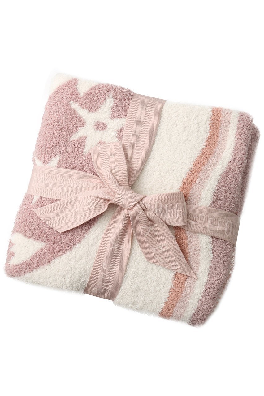 【ベアフットドリームス/BAREFOOT DREAMS / GOODS】の【BABY&KIDS】コージーシック デザートバード レシービング ブランケット インテリア・キッズ・メンズ・レディースファッション・服の通販 founy(ファニー) 　ギフト プレゼント　Gift / Present　ジャカード／ジャガード　Jacquard, Woven Pattern　ストライプ　Stripe, Striped Pattern　デザート　Dessert, Sweet Treat　ブランケット　Blanket, Throw Blanket　モチーフ　Motif, Design Theme　定番　Standard, Basic Item　パープル|ID: prp329100004696745 ipo3291000000036191982
