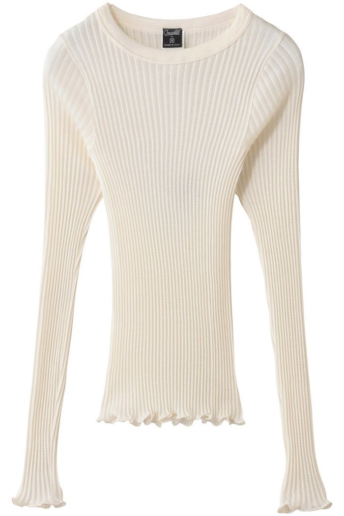 【マルティニーク/martinique】の【Oscalito】ウールシルクプルオーバー インテリア・キッズ・メンズ・レディースファッション・服の通販 founy(ファニー) https://founy.com/ ファッション Fashion レディースファッション Fashion for Women トップス・カットソー Cut & Sew Tops シャツ・ブラウス・オフィスカジュアル Elegant Blouses & Button-Ups ロングTシャツ・Tシャツ Longline T-Shirts & Tees カジュアルプルオーバー・ニットトップス Pullovers & Knit Tops / Casual Pullovers カットソー・ベーシックTシャツ Cut-and-Sewn Tops / Stretch Tees & Basics インナー Innerwear シルク Silk, 100% Silk スリーブ Sleeve, Long Sleeve / Short Sleeve ロング Long, Long-Length |ID: prp329100004696752 ipo3291000000035358360