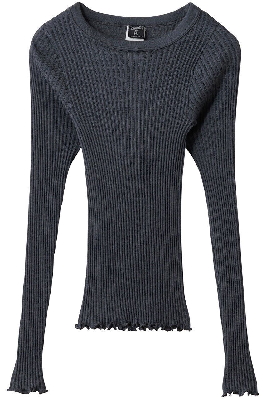 【マルティニーク/martinique】の【Oscalito】ウールシルクプルオーバー インテリア・キッズ・メンズ・レディースファッション・服の通販 founy(ファニー) 　ファッション　Fashion　レディースファッション　Fashion for Women　トップス・カットソー　Cut & Sew Tops　シャツ・ブラウス・オフィスカジュアル　Elegant Blouses & Button-Ups　ロングTシャツ・Tシャツ　Longline T-Shirts & Tees　カジュアルプルオーバー・ニットトップス　Pullovers & Knit Tops / Casual Pullovers　カットソー・ベーシックTシャツ　Cut-and-Sewn Tops / Stretch Tees & Basics　インナー　Innerwear　シルク　Silk, 100% Silk　スリーブ　Sleeve, Long Sleeve / Short Sleeve　ロング　Long, Long-Length　グレー|ID: prp329100004696752 ipo3291000000035358362
